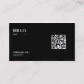 NEUE Heizung & AC-Karte | Qr Code Visitenkarte (Rückseite)