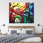 Neue Hoffnung, 48" x 40" x große Leinwand gepackt (Insitu (Schlafzimmer))