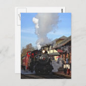 Neue Hoffnung PA - Herbstausflug auf Dampfzug Postkarte (Vorne/Hinten)