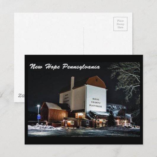 Neue Hoffnung Pa. Postkarte (Vorne/Hinten)