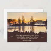 Neue Hoffnung Postkarte (Vorne/Hinten)