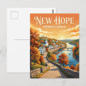 Neue Hoffnung USA Postkarte (Vorne/Hinten)