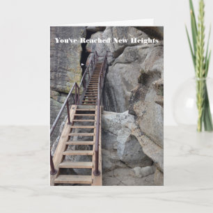 Neue Höhen - Glückwunschkarte Karte