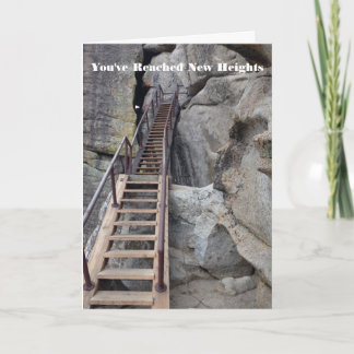 Neue Höhen - Glückwunschkarte Karte