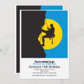 Neue Höhenunterschied-Party Einladung (Vorne/Hinten)