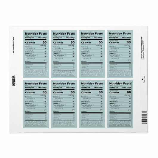 Neue Honigernährungen Fakten Türkis-Produkt (Vorne)