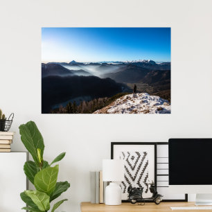Neue Horizonte betrachten Poster