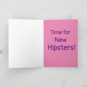 Neue Hüftkarte Feiertagskarte (Innenseite)