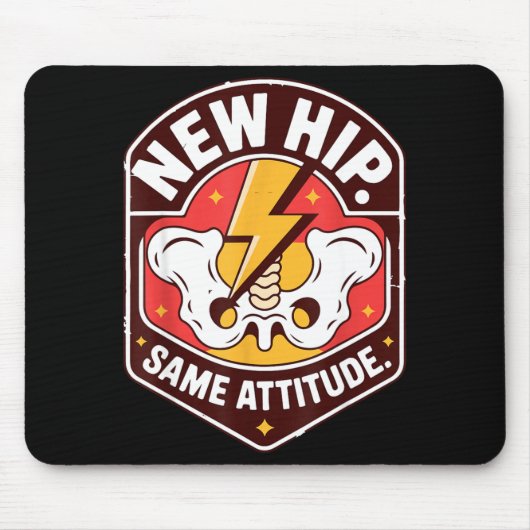 Neue Hüftoperation Erholung unerschütterlicher Gei Mousepad (Vorne)