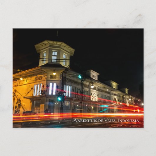 Neue Indies Art Deco Architektur Ästhetik Postkarte (Vorderseite)