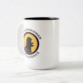 Neue intelligente GangCavewoman tut Zweifarbige Tasse (Vorderseite Links)