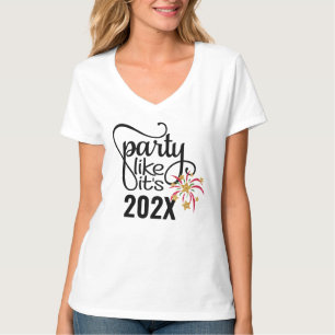 Neue Jahr-Party-Familie T-Shirt