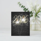 Neue Jahre 2026 Party-Sparkler Einladung (Stehend Vorderseite)