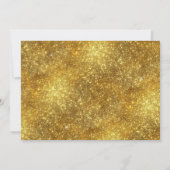 Neue Jahre Champagner Glass Trauben Save the Date Einladung (Rückseite)