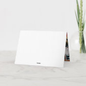 Neue Jahre Feiertagskarte (Rückseite)