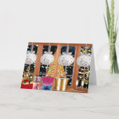 Neue Jahre Feiertagskarte (Vorderseite)