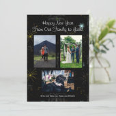 Neue Jahre Foto Grußkarte Feiertagskarte (Stehend Vorderseite)