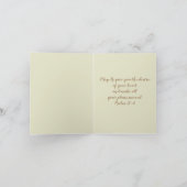 Neue Jahre heilige Herz-Schrifts- Feiertagskarte (Innenseite)