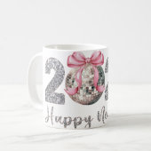 Neue Jahre Kaffee-Tasse Kaffeetasse (Vorderseite Links)