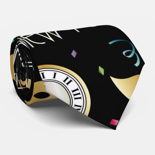 Neue Jahre Krawatte (Gerollt)