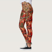Neue Jahre Party-Leggings- Leggings (Links)