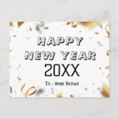 Neue Jahre Postkarte (Vorderseite)