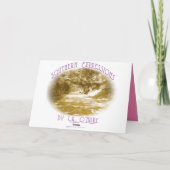 Neue Jahre Schablonen- Feiertagskarte (Rückseite)