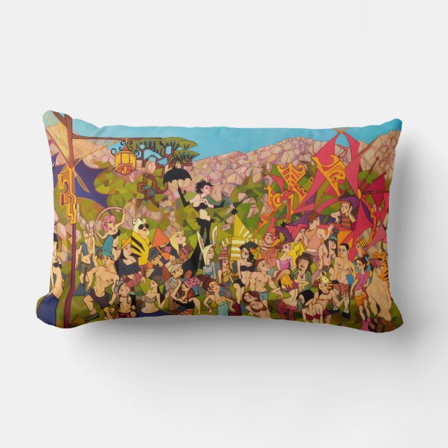 Neue Jahre Simi Valley Lendenkissen (Vorderseite)