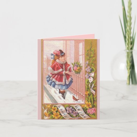 NEUE JAHRE & WICHTIGSTE NOTECARDS FEIERTAGSKARTE (Vorderseite)