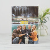 Neue Jahresgeschenke 2025 Foto Einladung (Stehend Vorderseite)