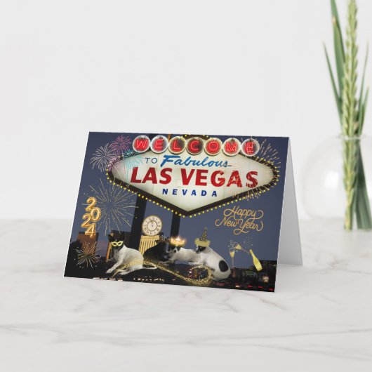 Neue Jahreskarte 2024 Dankeskarte (Vorderseite)