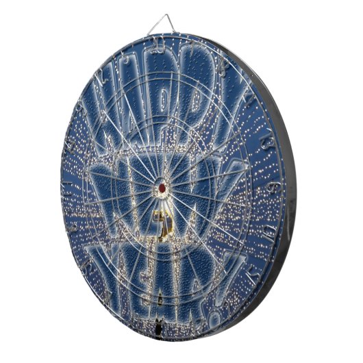 Neue Jahreslichter Dartscheibe (Vorderseite rechts)