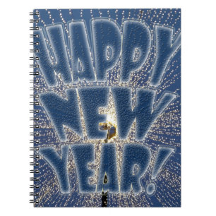Neue Jahreslichter Notizblock