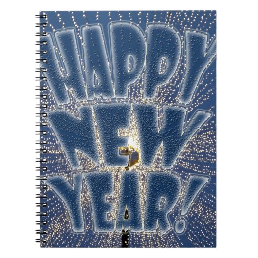 Neue Jahreslichter Notizblock (Vorderseite)