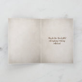 Neue Jahresnachricht in Flasche und Seestern Karte (Innenseite)