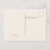 Neue Jahreszeit Neue Zuhause Fall Pumpkin Moving Ankündigungspostkarte (Rückseite)