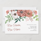 Neue Jahreszeit Neue Zuhause Herbst Blume in Beweg Ankündigung (Vorderseite)