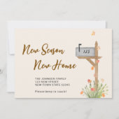 Neue Jahreszeit Neue Zuhause Herbst Herbstbewegung Ankündigung (Vorderseite)