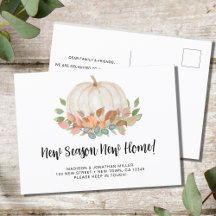 Neue Jahreszeit Neue Zuhause Pumpkin Herbst Herbst