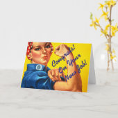 Neue Job "Rosie the River" Grußkarte. Karte (Gelbe Blume)