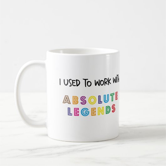 Neue Job-Tasse, ich arbeitete früher mit absoluten Kaffeetasse (Links)