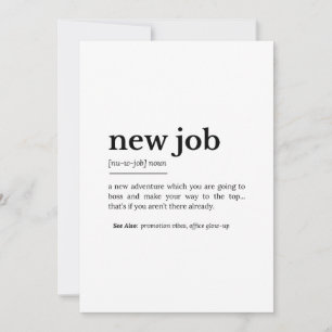 Neue Jobdefinition - Motivierend Typografie