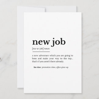 Neue Jobdefinition - Motivierend Typografie