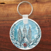 neue junge Frauen Medaille Schlüsselkette Schlüsselanhänger (Vorderseite)