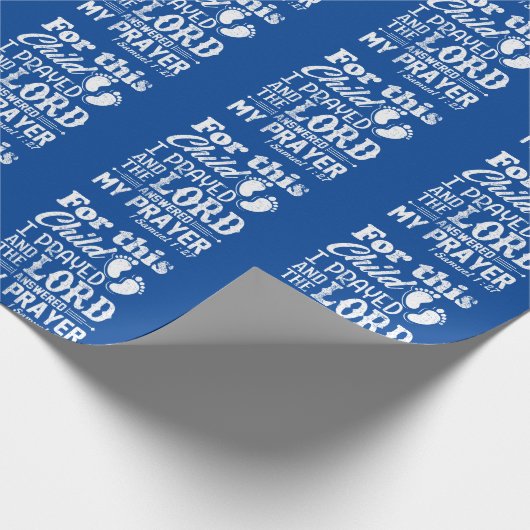 Neue Junge Mutter Papa Geschenkpapier (Ecke)