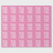 Neue Junge Mutter Papa Geschenkpapier (Flach)