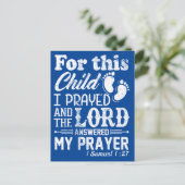 Neue Junge Mutter Papa Postkarte (Stehend Vorderseite)