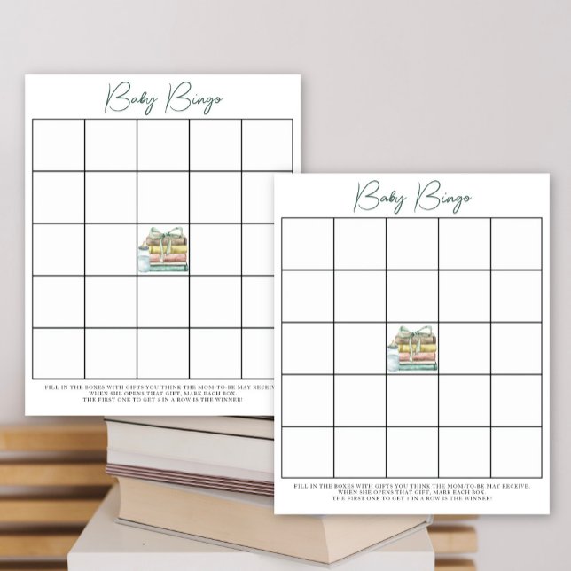 Neue Kapitel Baby Dusche - Bingo Spiel (Von Creator hochgeladen)