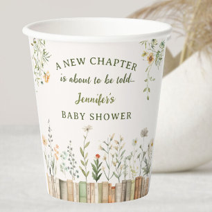 Neue Kapitel-Baby-Party Geschlechtsneutral Wildblu Pappbecher