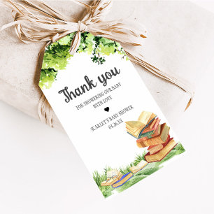 Neue Kapitel Baby Shower Favor Tags Geschenkanhänger